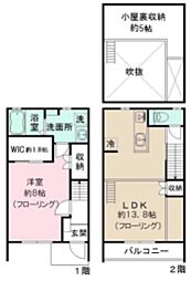 ミッテルドルフ新江古田 1階1LDKの間取り