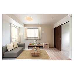 ウェルスクエア方南町2 1階2LDKのリビング/ダイニング