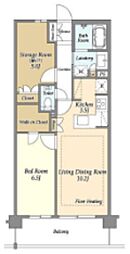 センチュリー尾山台グレイス 5階1SLDKの間取り