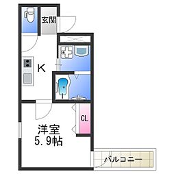 フジパレス杉本町駅北 1階/-