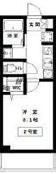 NewRich4 1Kの間取図画像