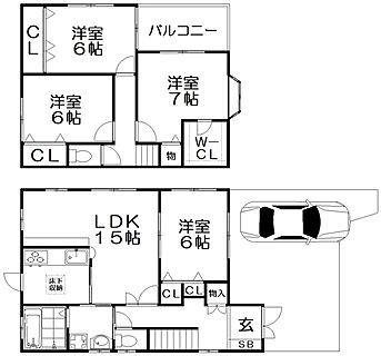 間取り：227103761474