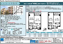 ヒルコート千駄木 1LDKの間取図画像