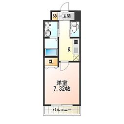 クローバー・ソレイユ南田辺 2階/-