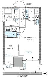 江東区大島4丁目マンション 1LDKの間取図画像