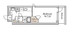 京成本線 京成西船駅 徒歩5分の賃貸マンション 1階1Kの間取り