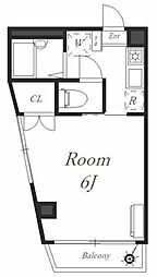 Ｆｏｒｅｓｔ南大塚 3階1Kの間取り