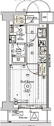MAXIV川口青木 1Kの間取図画像