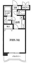 アーバンライフ日吉 1Kの間取図画像