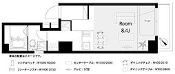 エレガンス飯田橋 ワンルームの間取図画像