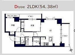ファミルート八王子 2LDKの間取図画像