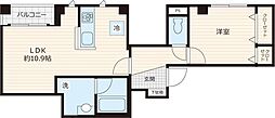 ステラ　アフィーテ 2階1LDKの間取り