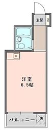 山本ビル ワンルームの間取図画像