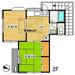 間取図画像 2DK