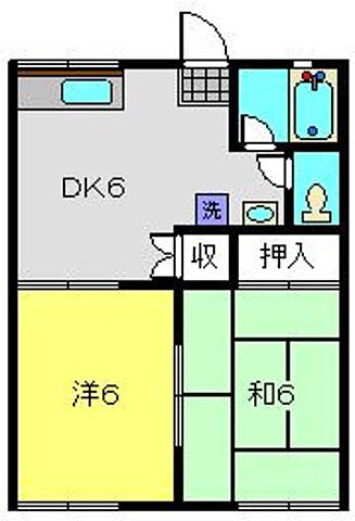 ホームズ でお部屋探し シャレクリーン 2階 1 2dk 賃料8 2万円 39 6 賃貸アパート住宅情報 物件番号 取扱い不動産会社 株式会社valor 鶴見店