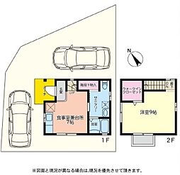 若松戸建 1DKの間取り