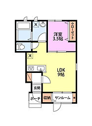 間取図画像 1LDK
