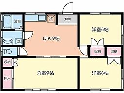 Comfort inagi 4階3LDKの間取り