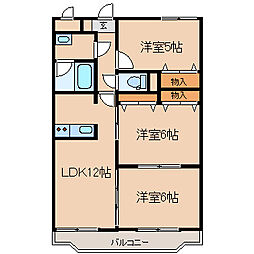 間取図画像 3LDK