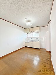 JR阪和線 東岸和田駅 徒歩7分の賃貸アパート 2階3DKのリビング/ダイニング