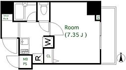 ＳＩＮ‐Ｃｉｔｙ錦糸町 5階1Kの間取り