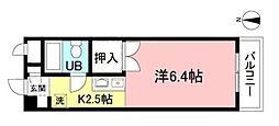 モリノセザンヌ1 1Kの間取図画像