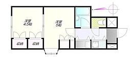 Berth 2Kの間取図画像