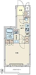 ルーブル川崎鷺沼 1Kの間取図画像