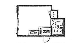 コーポフレンド ワンルームの間取図画像