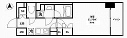 TFレジデンス川崎殿町EAST 1Kの間取図画像