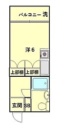 TOP三軒茶屋3 ワンルームの間取図画像