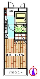 グランデ・ジュール 1Kの間取図画像