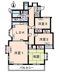 メゾン・ビァンペルレ 4LDKの間取図画像