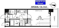 ステージファースト新宿西落合 1Kの間取図画像