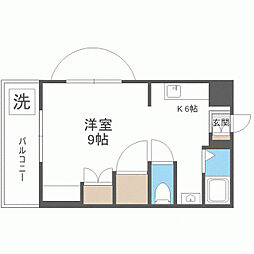 間取図画像 1DK