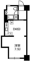 Maison de Merci 10階1DKの間取り