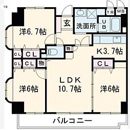 ドミール・コンフォール 9階