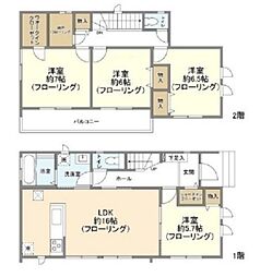 Kolet柏五條谷10 1階4LDKの間取り