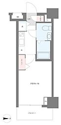 ロアール池袋WEST 1Kの間取図画像