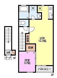 グランドコンフォート1 1LDKの間取図画像
