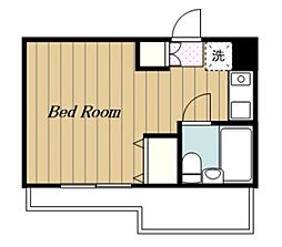メゾン・ド・ヴァルセ ワンルームの間取図画像