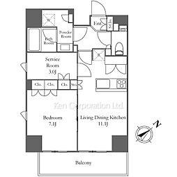 間取図画像 1SLDK