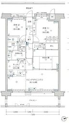 ルリエ大船 3LDKの間取図画像