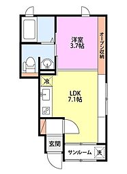 間取図画像 ワンルーム