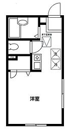 スカイドリーム西落合 1階1Kの間取り