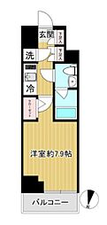 SHOKENレジデンス高島平1 1Kの間取図画像