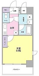 セレーノ品川 3階1Kの間取り