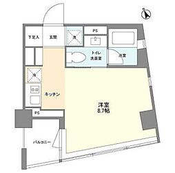 フルハウス代々木 ワンルームの間取図画像