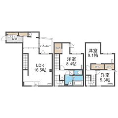 物件の間取り