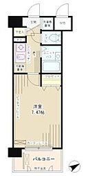 プルミエール梶ヶ谷 1Kの間取図画像